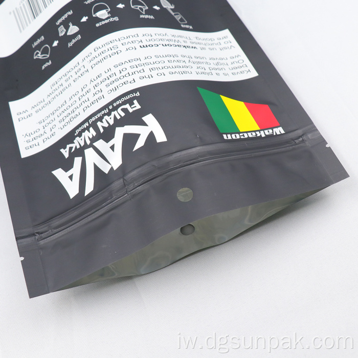 שקיות עמידה ניתנות לסגירה חוזרת לאגוזים